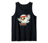 Skate Snowy Owl de Estilo Retro Camiseta sin Mangas