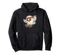 Skate Snowy Owl de Estilo Retro Sudadera con Capucha