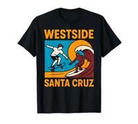 Skate Westside Santa Cruz Vintage Mens Coastal Livin Camiseta