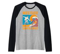 Skate Westside Santa Cruz Vintage Mens Coastal Livin Camiseta Manga Raglan