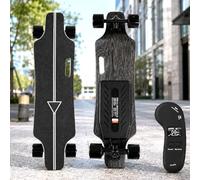 Skateboard Eléctrico / Cruiser Motorizado Con Mando LED Mejorado - Motor Sin Escobillas 700W, Velocidad Máxima 25 O 50 Km/H, Autonomía 15-30 Km (Opcional), Freno De 4 Marchas Single-Drive-22km