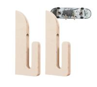 Skateboard Hanger - No Deformation, 1-Pair Wooden Space-Saving Organizer