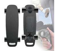 Skateboard Longboard para Principiantes Adolescentes y Adultos Todoterreno Motor de 350-700 W, Velocidad Máxima de 19-35 Km/H, Carga Rápida de 2 H con Control Remoto 4 Velocidades DualDrive-15km