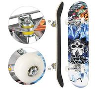 Skateboard/Patinetas de Trucos/Longboard/Mini Cruiser Skateboard/Monopatin Completo para Principiantes Niños Adultos