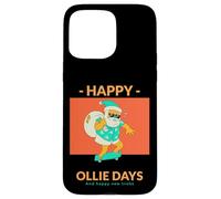 Skateboard Santa Happy Ollie Days Skater Christmas Holidays Carcasa para iPhone 15 Pro MAX