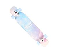 Skateboard Skull Skateboard for Extreme Sports and Outdoors for Beginners Double Warp Skateboard 4-Wheel Professional Dance Skateboarding Downhill Board g Board Brush Street Scooter