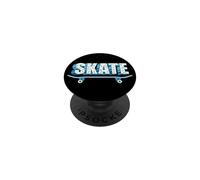 Skateboarder Skate Skateboard Hombres Mujeres Niños Skateboarding PopSockets PopGrip Adhesivo
