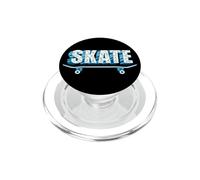 Skateboarder Skate Skateboard Hombres Mujeres Niños Skateboarding PopSockets PopGrip para MagSafe