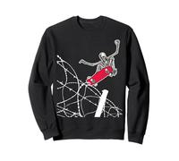 Skateboarding alambre de púas Skateboarder Fingerboarding Sudadera