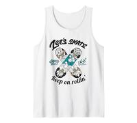 Skateboarding with Graffiti Style, Skateboard Graphic Design Camiseta sin Mangas