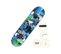 Skateboards for Beginners 4-Wheel Double Warped Adult Skateboard Professional Road Brush Street g Board Children's Maple Scooter Skateboarding Tricks Skateboards for Kids and Beginners