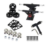 skateboardTrucks Set - Bearings Wheels Hardware, Complete Assembly Kit Strong Deck Mounting, Replacement Street Equipment | skateboardTrucks Bearings Wheels Hardware Set Skateeboard Assembly Kit