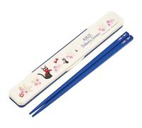 Skater ABC3AG-A Chopsticks 7.1 Inches (18 cm), Chopsticks Case Set, Antibacterial, Adults, Kiki's Delivery Service, French Studio Ghibli, Made in Japan