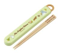 Skater ABS2AMAG-A My Neighbor Totoro Cat Bus Chopsticks and Case Set, 6.5 Inches (16.5 cm), Antibacterial, Made in Japan