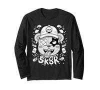 Skater Bear Graphic SK8R Punk Bear Skate Culture Bold Manga Larga