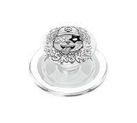Skater Bear Graphic SK8R Punk Bear Skate Culture Bold PopSockets PopGrip para MagSafe