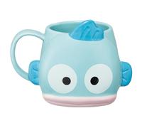 Skater CHMGD4-A Sanrio Ceramic Mug, 13.8 fl oz (390 ml), Die Cut はんぎょどん