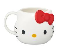 SKATER CHMGD4-A - Taza de cerámica Hello Kitty Sanrio, 390 ml, troquelada