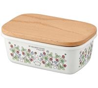 Skater ENBT5_592553 Enameled Butter Case, Wooden Lid, 16,9 FL oz (500 ML), My Neighbor Totoro, 4,0 x 6,0 x 2,5 Pulgadas (103 x 153 x 64 mm)