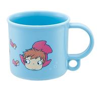 Skater KE5AAG-A Taza antibacteriana, Ponyo en el acantilado, Studio Ghibli, 7 fl oz (200 ml), apta para lavavajillas, fabricada en Japón