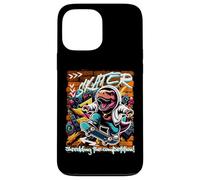 Skater Shredding The Competition! Divertido Dinosaurio T-Rex para niños Carcasa para iPhone 13 Pro MAX