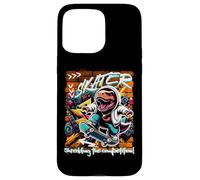 Skater Shredding The Competition! Divertido Dinosaurio T-Rex para niños Carcasa para iPhone 15 Pro MAX