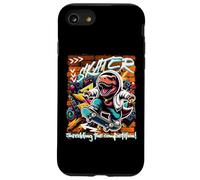 Skater Shredding The Competition! Divertido Dinosaurio T-Rex para niños Carcasa para iPhone SE (2020) / 7/8