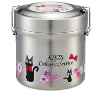 Skater STLB1AG-A - Lonchera térmica, servicio de entrega de Kiki, francés, Studio Ghibli, 600.3 ml (600 ml), tipo cuenco de arroz, antibacteriano, vacío, acero inoxidable