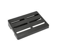 SKB Cases 1SKB-PB1712 - Pedalera moldeada por inyección, moldeado por inyección, acomoda hasta ocho pedales, empuñaduras moldeadas para un fácil levantamiento, seis bridas para gestión de cables