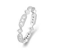 Skcess Anillo de oro blanco 9K para mujer, anillos para mujer, moissanita, blanco, anillo de boda, anillo de solicitud, anillos para mujer, joyas, 20, Moissanite, Moissanita