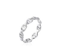 Skcess Anillos para mujer de plata de ley 925, anillos para mujer, sin piedras preciosas, nariz de cerdo, 14, Sin piedras preciosas