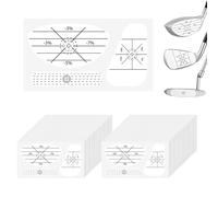 SKDFHOD 120 pegatinas para palos de golf, 40 x 3 unidades, almohadillas de impacto de golf, ayudas de entrenamiento de swing de golf y pegatinas de autoaprendizaje, adecuadas para hierro, madera y