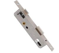 SKDFHOD Cerradura para Marco de Tubos, Cerradura para Puerta, Cerradura para Enhebrar, Cerradura Homologada para Puertas Cortafuego Mod, 80x25 mm, Cerradura para Puerta de Jardín