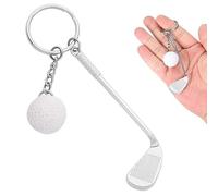 SKDFHOD Llavero con Palos de Golf y Pelotas de Golf, Regalos Golf Regalos de Golf, Entusiastas del Cub Deportivo, El Regalo Para Todos los Golfistas， Temático de Golfista