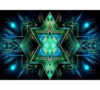 skdhlifpj Papel Pintado Fotográfico 3d Rayos De Luz Tecnológicos De Colores 430cmx300cm Bar Espacial Tecnológico Ktv Cibercafé Tejido No Tejido Decoración Paredes Fotomurales