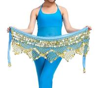 Skdvy Belly Dance Hip Bufanda Belly Dance, Cadena de Cintura for Danza del Vientre, Bufanda de Cadera, cinturón de Monedas for Danza del Vientre, cinturón de Baile, Accesorios for Bailarina(SK