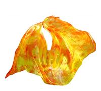 Skdvy Danza del Vientre Cadera,Borla Bufandas de Caderas Silk Belly Dance Veil 200/250 / 270cm Handmade teñido Bufanda Chal Rojo Naranja Amarillo Negro gradiente Danza Accesorios(Green,270x114cm)