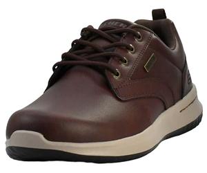 SKEAJ|#Skechers 65693, Red Brown Leather Rd BR, 43 EU