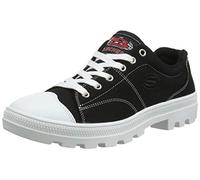 SKEAJ|#Skechers 74370 , Black Canvas/White Leather Trim Black), 6 (39 EU) EU