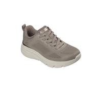 Skechers 117720s Bobs Arch Fit Elev8 Beis Dktp | Zapatillas informales, plantilla extraíble con Arch Fit, no se atan, los cordones nunca se despegan, lavables a máquina