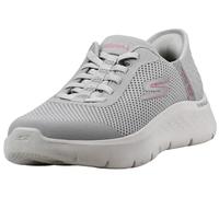 Skechers - 124836 Zapatillas Deportivas Slip-ins con amortiguación y Soporte para Todo el día, fáciles de Poner y con Ajuste cómodo Mujer Color: Gray Pink Talla: 39