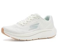 Skechers 129052s Go Run Consistent 3 Rushlin Blanco Ofwt | Plantilla Goga Mat refrigerada por aire, amortiguación ultraligera, tecnología M-Strike, lavable a máquina, vegana