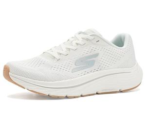 Skechers 129052s Go Run Consistent 3 Rushlin Blanco Ofwt | Plantilla Goga Mat refrigerada por aire, amortiguación ultraligera, tecnología M-Strike, lavable a máquina, vegana