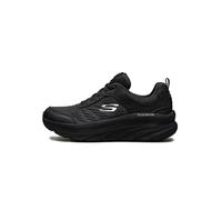 Skechers D'lux Walker Infinite Motion, Zapatillas Mujer, Black Leather Mesh Trim, 35.5 EU