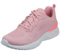 Skechers 149753 Ros, Zapatillas Mujer, Ribete de Malla Rosa, 38 EU