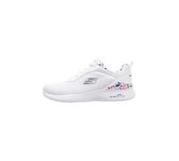 Skechers 149756 Wmlt - Zapatillas para Mujer, Malla Blanca multiribete, 36 EU