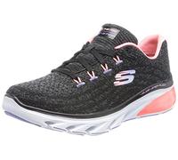 Skechers 149972 Bkmt, Zapatillas Mujer, Ribete de Lavanda Coral de Punto Negro, 39 EU