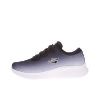 Skechers 149995 BKW, Zapatillas Mujer, Borde de Malla Blanco y Negro, 37 EU