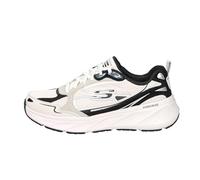 Skechers 150493 NTBK Zapatos con cordones Cuero y Sintético Mujer en Blanco Combinado, Color blanco., 37 EU