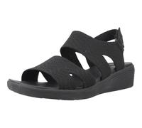 Skechers Cuñas 163420 Mujer Negro-Negro